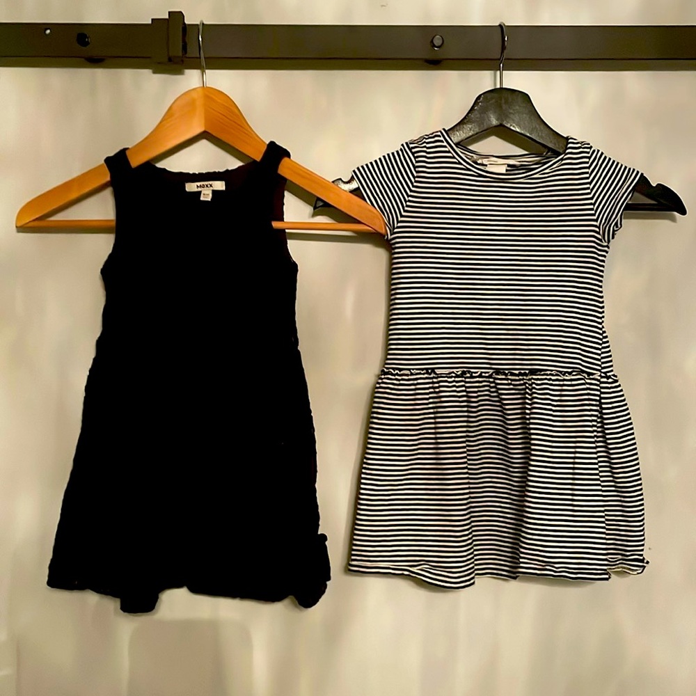 2 summer dresses for young girl size 2-4